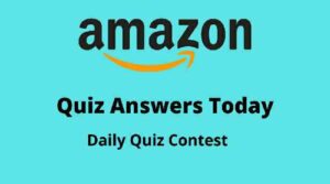 Amazon Quiz Answers