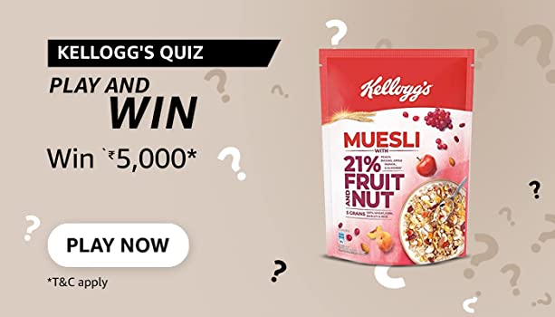 Amazon Kellogg’s Quiz Answers Today Win 5000 Pay Balance