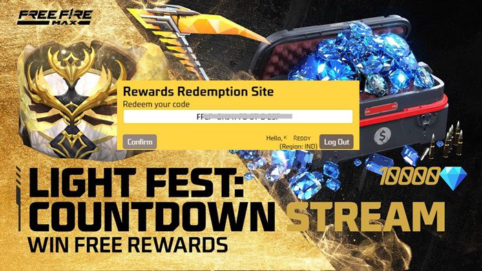 Free Fire Light Fest Event Redeem Codes