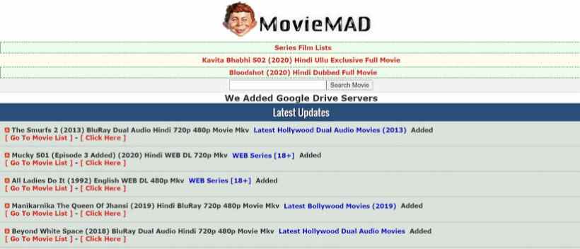 Moviemad 2023 Bollywood, Hollywood, South HD Dubbed Movies Download