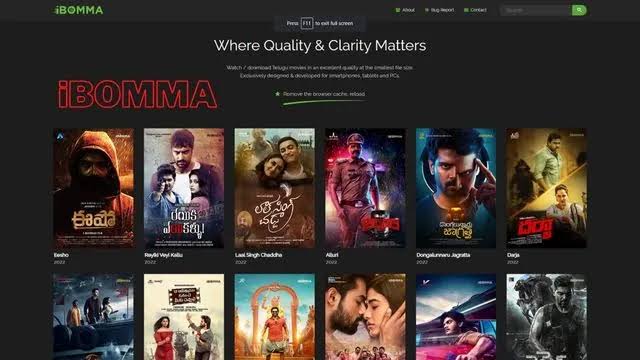 iBOMMA 2023 New Telugu, Hollywood, Bollywood HD Movies Free Download