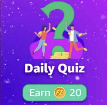 Amazon Daily FZ Coins Quiz Answers