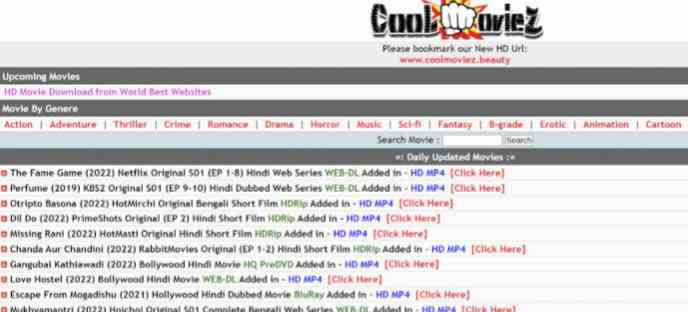 Coolmoviez 2023 Latest Bollywood Hollywood South Hindi Dubbed Movie Download  