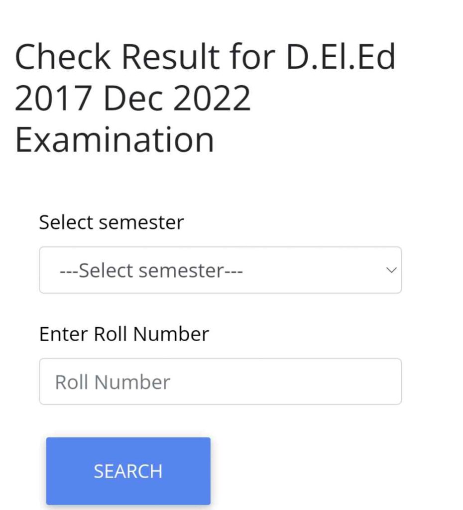 UP DElEd 2nd 4th Sem result 2023