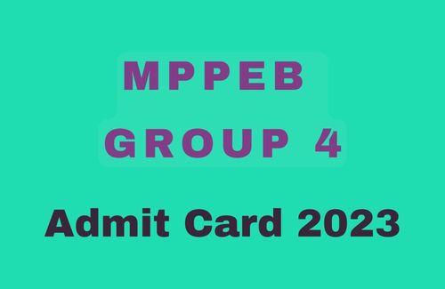 MPPEB Group 4  admit card